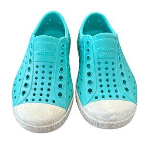 Native Shoes Jefferson Aqua Slip-On Sneakers Kids Size C8